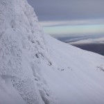 Looking north along the East Face of Aonach Mor