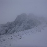 A well rimed Summit Buttress of Stob Coire nan Lochan