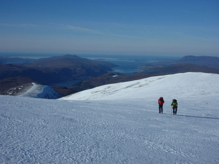 Approaching the summit of Ben Nevis