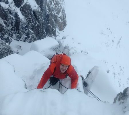 Guiding the SW Ridge of the Douglas Boulder, Ben Nevis