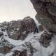 Winter climbing up South Gully, Ben Nevis
