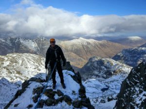 Dorsal Arete, Winter Climbing Course