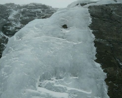 No. 3 Gully Buttress, Winter Climbing Course