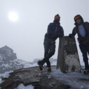 On the summit of Ben Nevis
