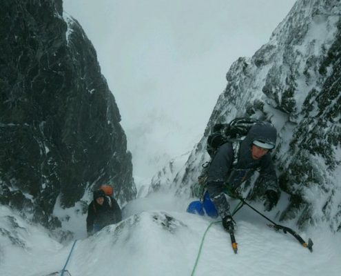 Comb Gully Ben Nevis Winter Climbing Course