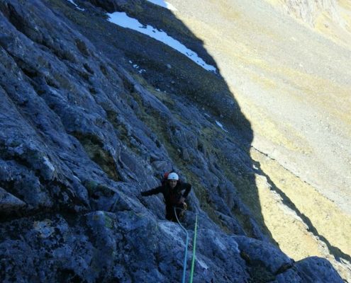 Raeburn's Arete and North East Buttress