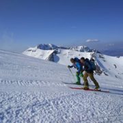 Skiing on the West Face of Aonach Mor