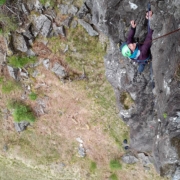 Dave was out today in Glen Nevis climbing some of the classic routes of Pol Dubh