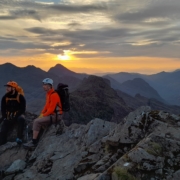 We’ve had a busy few weeks in the Cuillin, teams traversing, teams completing th