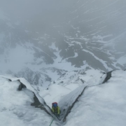 The end of winter? North East Buttress, Ben Nevis